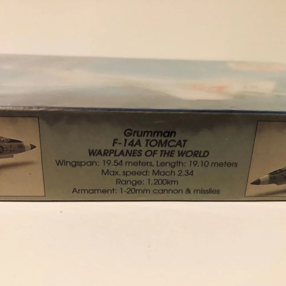 Vtg 1997 USA Grumman F 14 A Tomcat 1/144 Airplane Model Kit Minicraft - Picture 3 of 11